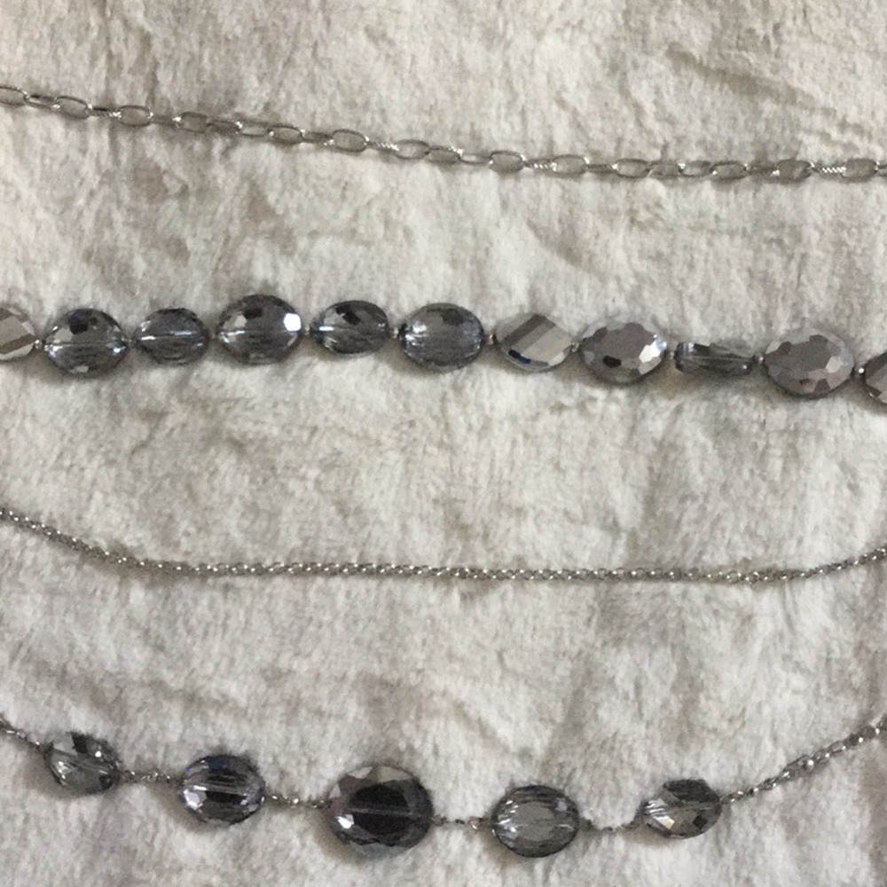 WhiteHouse blackmarket 4 strand statement necklace - Picture 2 of 4